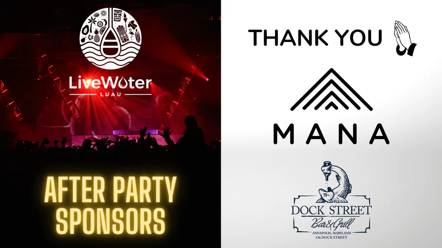 Live Water Luau After-Party Sponsors