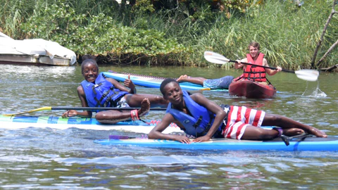 Stand up Paddleboard lessons at Ellen Moyer Park