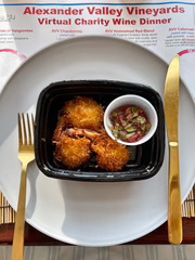 Coconut Shrimp with a Strawberry Basil Salsa