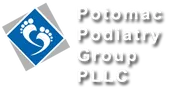 Potomac podiatry group logo (live water luau sponsor)