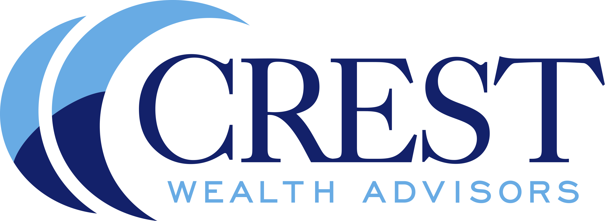 Crest wealth advisors logo (live water luau sponsor)