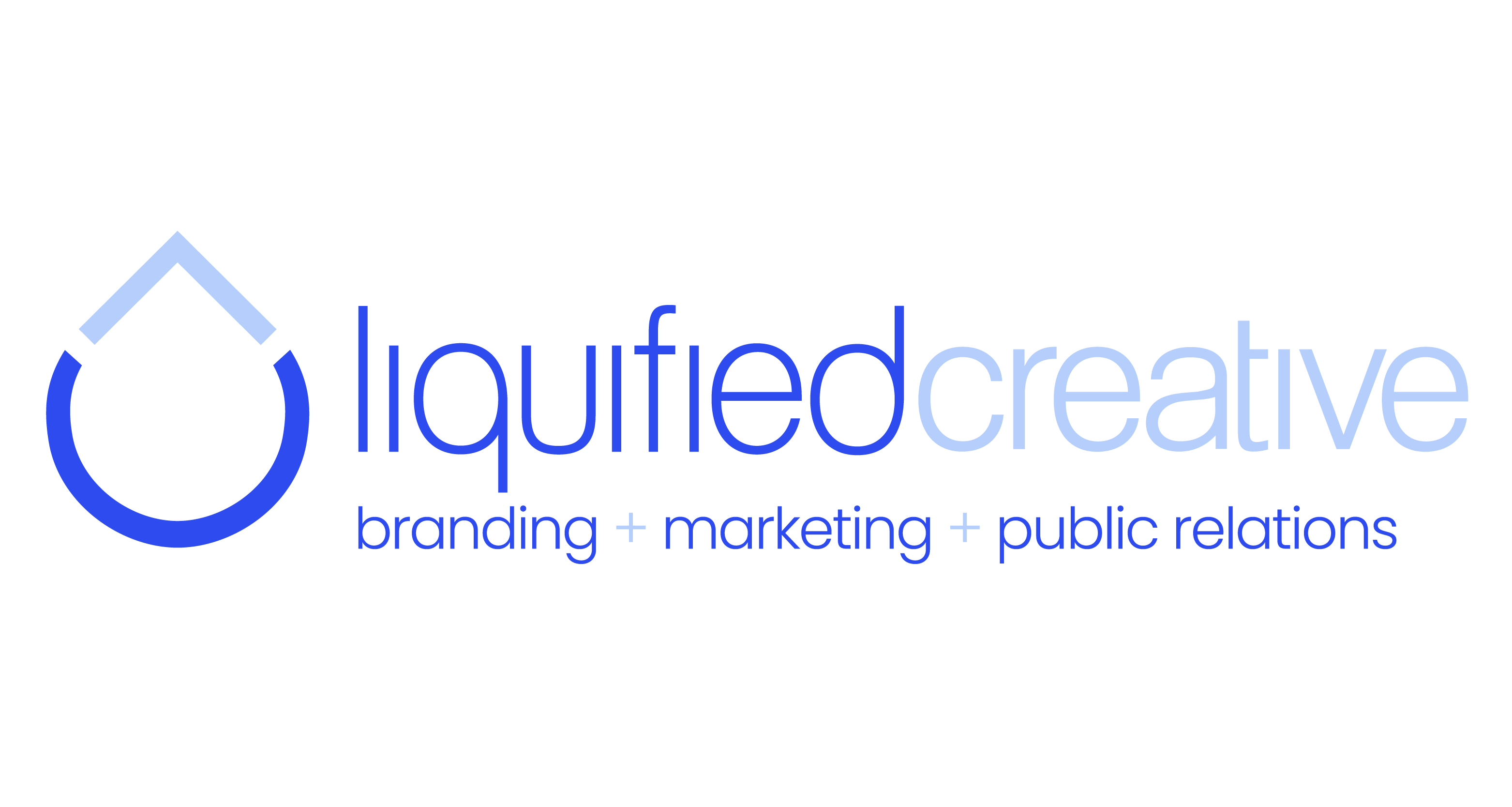 Liquified creative logo (live water luau sponsor)