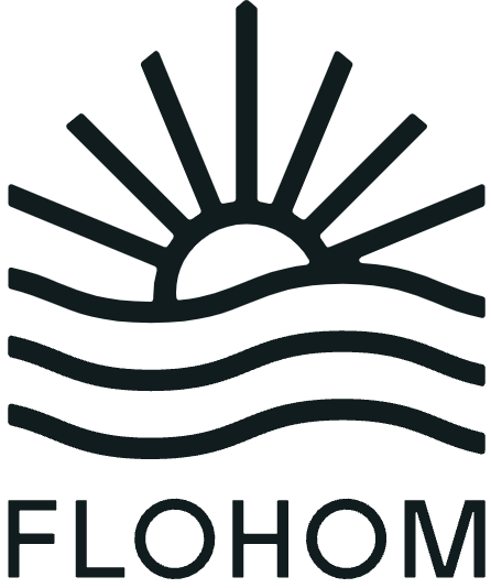 FLOHOM logo (live water luau sponsor)